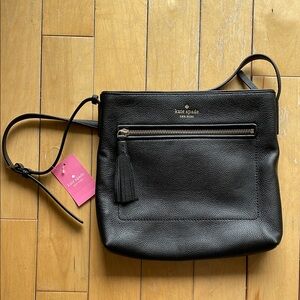 Kate Spade Black Leather Crossbody Bag